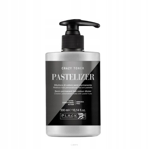 BLACK  CRAZY TONER  PASTELIZER  300 ml