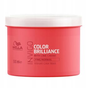 WELLA BRILLIANCE MASKA DO WŁOSÓW FARBOWANYCH, GRUBYCH, TRUDNYCH DO UŁOŻENIA 500 ml