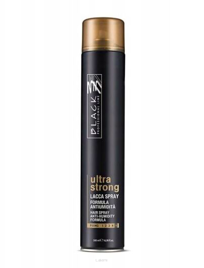 BLACK  PROFESSIONAL LINE  LAKIER DO WŁOSÓW  ULTRA STRONG  500 ml