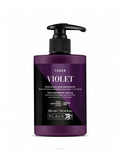 BLACK TONER DO WŁOSÓW VIOLET FIOLETOWY 300 ml