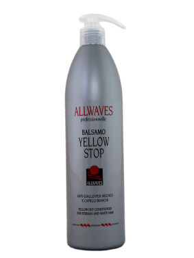 ALLWAVES PROFESSIONNELLE BALSAMO YELLOW STOP BALSAM ZAPOBIEGAJĄCY ŻÓŁKNIĘCIU WŁOSÓW 500ml