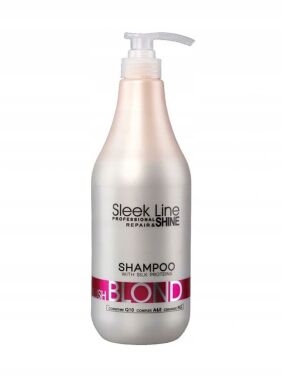 STAPIZ SLEEK LINE SZAMPON Z JEDWABIEM BLUSH BLOND 1000 ml