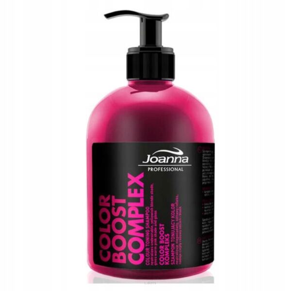 JOANNA PROFESSIONAL  COLOR BOOST COMPLEX  SZAMPON TONUJĄCY KOLOR  KOLOR RÓŻOWY  500ml