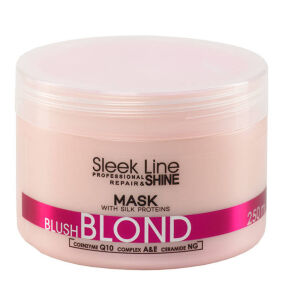 STAPIZ SLEEK LINE MASKA Z JEDWABIEM BLUSH BLOND 250 ml