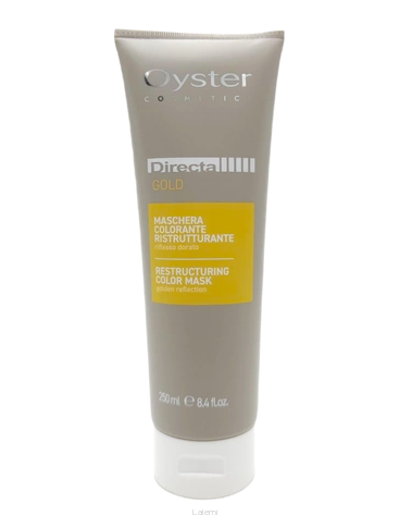 OYSTER COSMETICS PROFESSIONAL DIRECTA ODBUDOWUJĄCA MASKA KOLORYZUJĄCA GOLD 250 ml