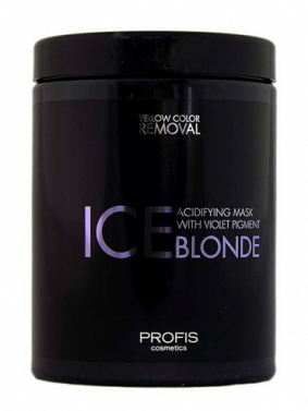 SCANDIC PROFIS YELLOW COLOR REMOVAL ICE BLONDE MASKA ANTY-ŻÓŁTA DO WŁOSÓW BLOND I SIWYCH 1000 ml