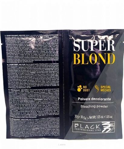 BLACK  ROZJAŚNIACZ W PROSZKU  SUPER BLOND  30+30 g