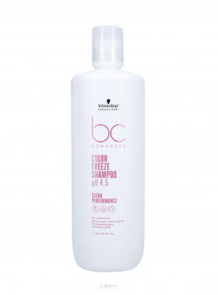 SCHWARZKOPF BC COLOR FREEZE SZAMPON WŁOSY FARBOWANE 1000 ml