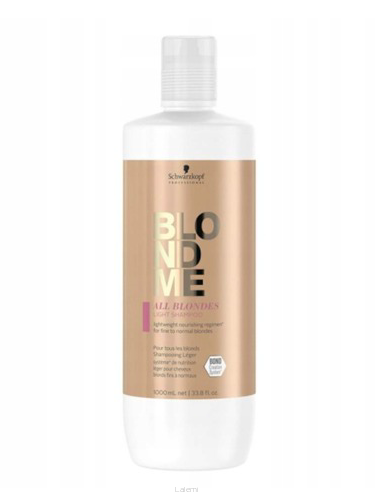 SCHWARZKOPF BLONDME SZAMPON LEKKI OCZYSZCZAJĄCY 1000 ml