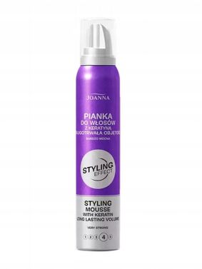 JOANNA  STYLING EFFECT  PIANKA DO WŁOSÓW  BARDZO MOCNA  150 ml