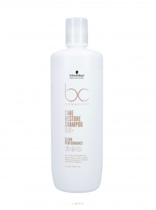 SCHWARZKOPF BC TIME RESTORE Q10+ SZAMPON 1000 ml