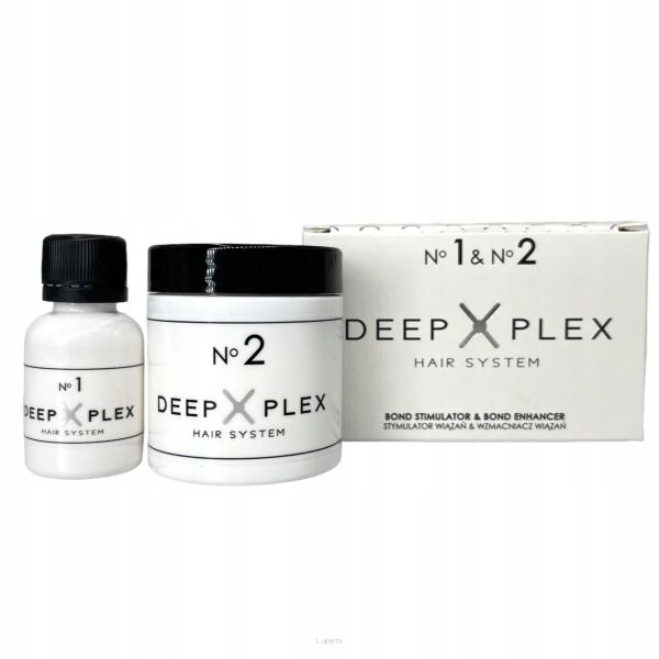 STAPIZ DEEP PLEX HAIR SYSTEM SYSTEM OCHRONY I ODBUDOWY WŁOSÓW W TRAKCIE I PO ZABIEGACH FRYZJERSKICH No1, No2