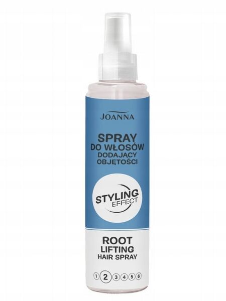 JOANNA  STYLING EFFECT  OBJĘTOŚĆ I ODŻYWIENIE  SPRAY DO WŁOSÓW  Z KOLAGENEM MORSKIM 150ml