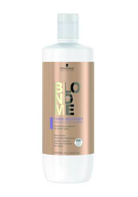 SCHWARZKOPF BLONDME COOL BLONDES SZAMPON NEUTRALIZUJĄCY 1000 ml