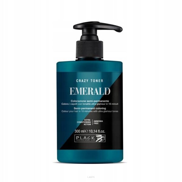 BLACK  CRAZY TONER  EMERALD  300 ml