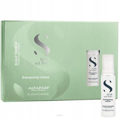 ALFAPARF SEMI DI LINO SCALP CARE ENERGIZING LOTION LOTION ENERGETYZUJĄCY PRZECIW WYPADANIU WŁOSÓW 12x10 ml