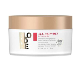 SCHWARZKOPF BLONDME ALL BLONDES MASKA ODŻYWCZA Z BOGATĄ FORMUŁĄ 200 ml