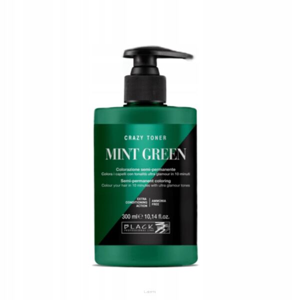 BLACK  CRAZY TONER  MINT GREEN  300 ml