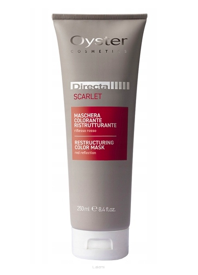 OYSTER COSMETICS PROFESSIONAL DIRECTA ODBUDOWUJĄCA MASKA KOLORYZUJĄCA SCARLET 250 ml