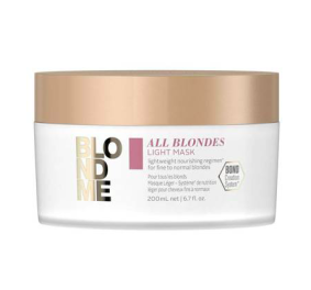 SCHWARZKOPF BLONDME ALL BLONDES MASKA ODŻYWCZA Z LEKKĄ FORMUŁĄ 200 ml